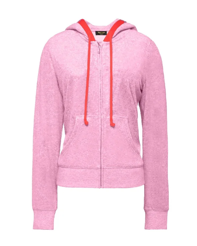 Women's Bikini Microterry Robertson Hoodie In Pink