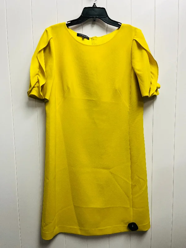 Dress Work By Lafayette 148 In Chartreuse, Size: 10