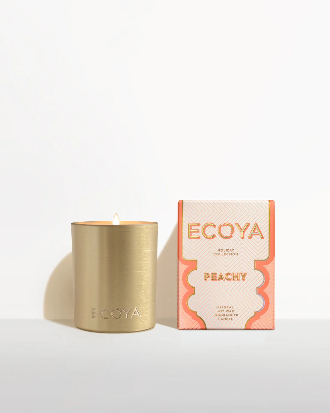 Ecoya Peachy Mini Goldie Candle - Holiday Collection