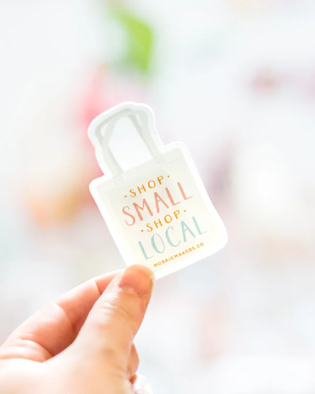 Mosaic Shop Small Tote Sticker