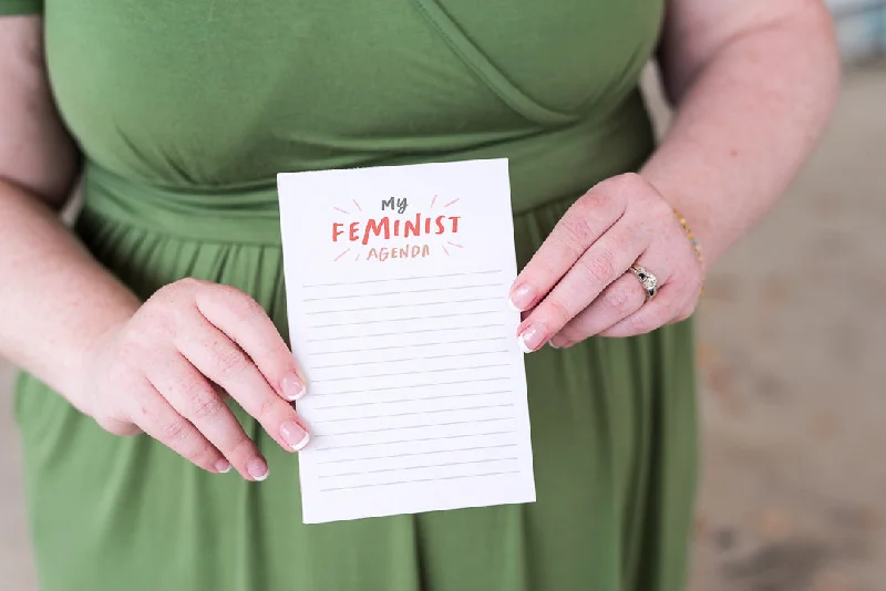 My Feminist Agenda Notepad