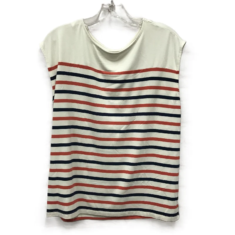 Cream Top Short Sleeve By Lou And Grey, Size: Xs