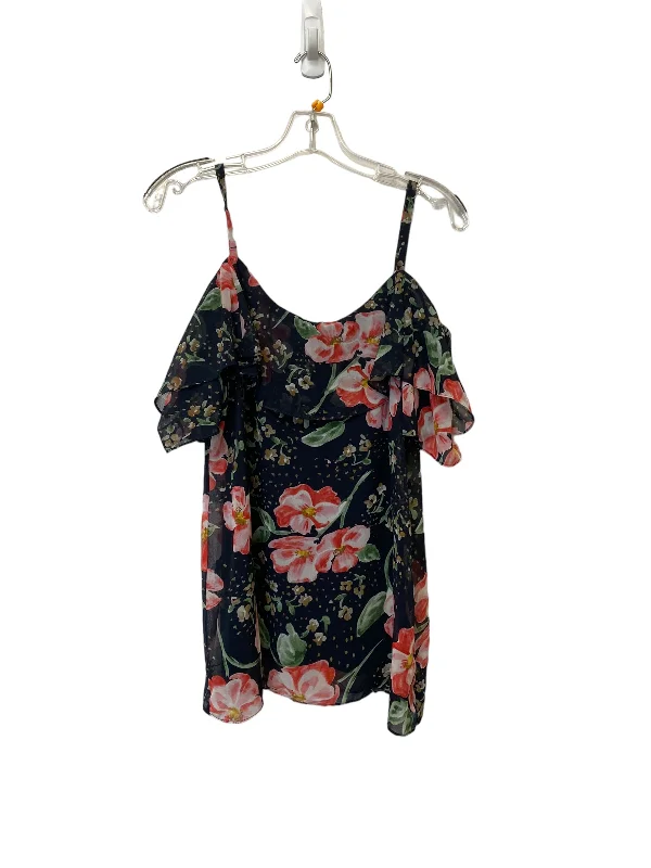 Floral Print Top Short Sleeve Cabi, Size S