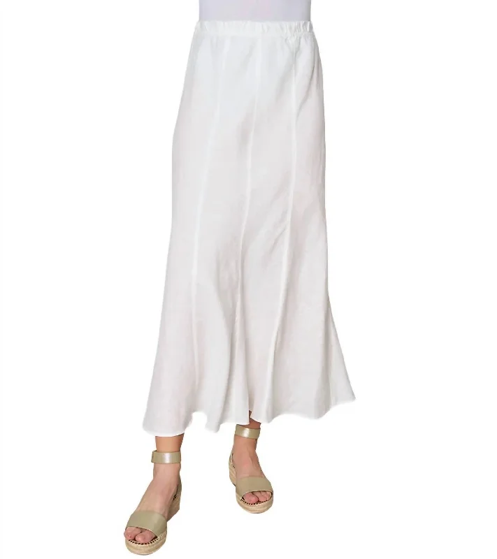 On The Move Skirt In Soft White