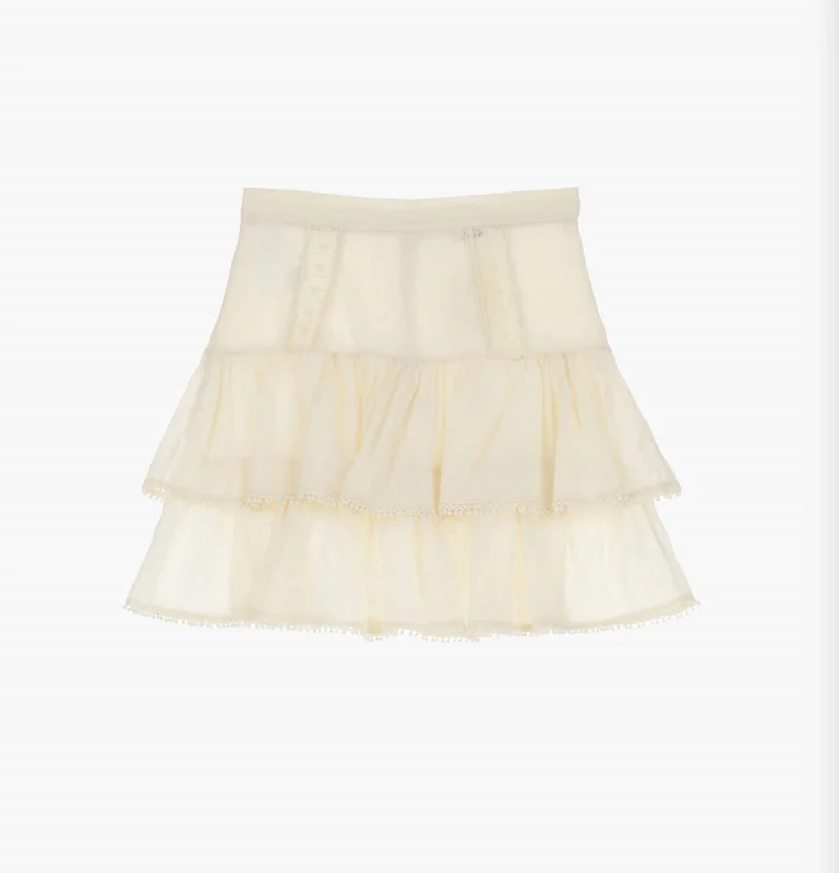 Womens Samba Summer Skirt In Vanilla