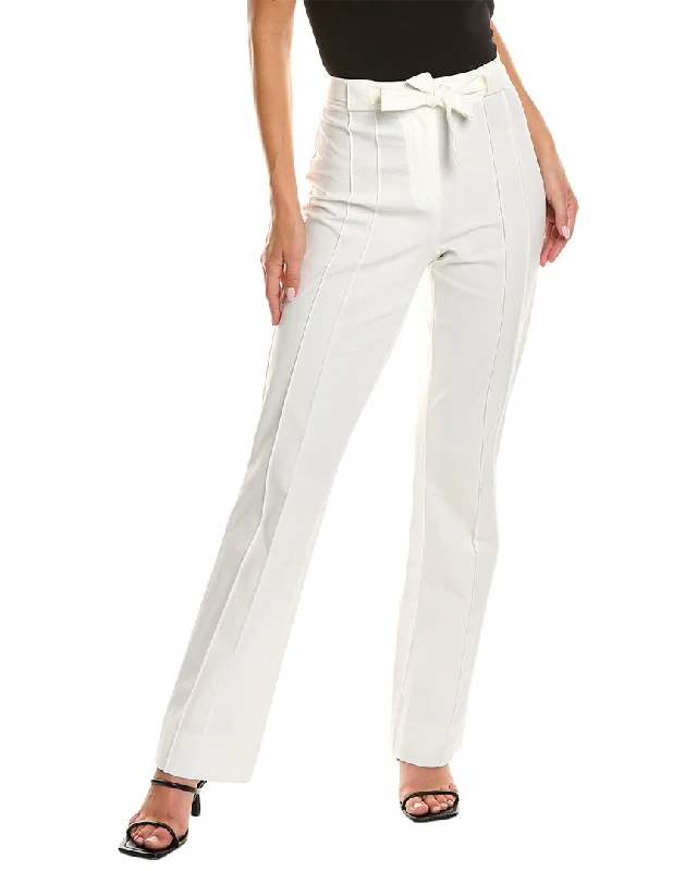 Donna Karan Luxe Tech Belted Seam Pant