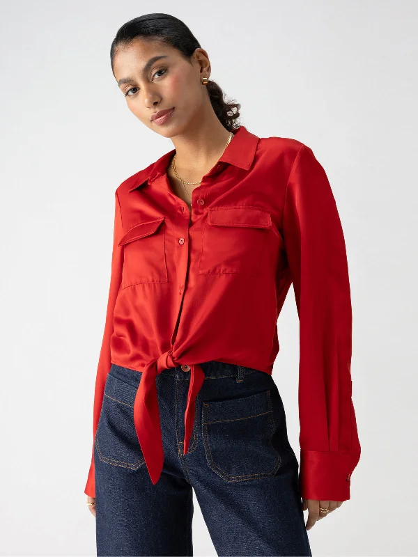 Lifetime Shirt Cherry Red