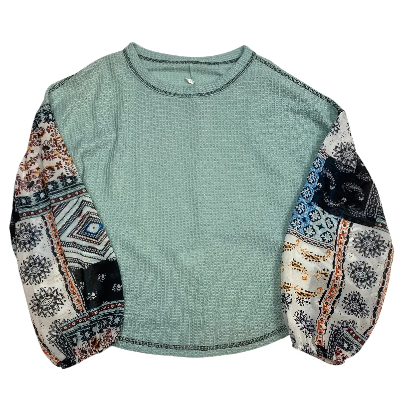 Top Long Sleeve By Porridge In Green, Size: Xxs