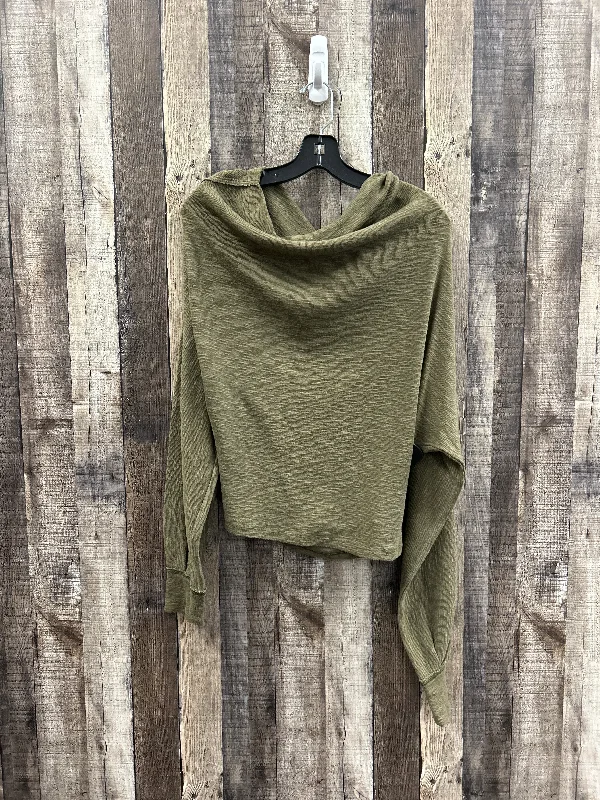 Top Long Sleeve By We The Free In Green, Size: S