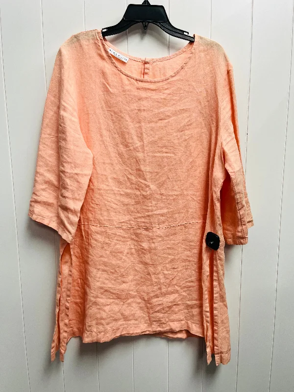 Tunic Long Sleeve By Bryn Walker In Peach, Size: Xl